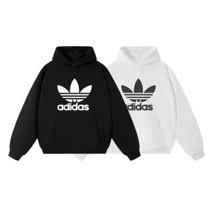 Super Clone Adidas Hoodie Black