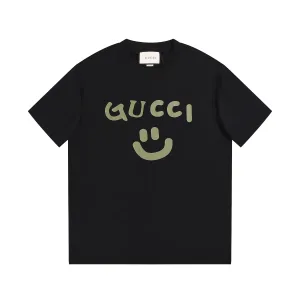Luxury High Quality Gucci Short-Sleeved T-Shirt Black