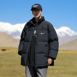 AAA Nike Cotton-Padded Coat Blue Down Winter