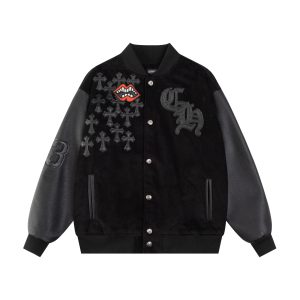 High Quality Chrome Hearts Corduroy Baseball Uniform