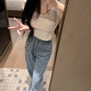 Luxury Miu Miu Jacquard Jeans