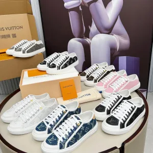 Aaa Luxury Louis Vuitton Canvas Canvas Shoes For Spring