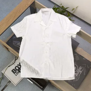 Luxury Dior Short-Sleeved Shirt Ash