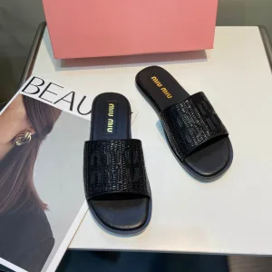 Designer Reps Miu Flat Bottoms