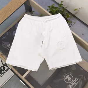 High Quality Chrome Hearts Shorts Red Adjustable Drawstring Street Style