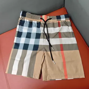 High Quality Burberry Quick-Drying Pants Color Woven Fabric Spring Summer