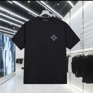 Designer Louis Vuitton Short-Sleeved T-Shirt Ash