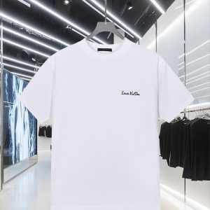 Luxury 1:1 Louis Vuitton Cotton Short-Sleeved T-Shirt
