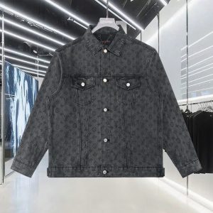 Designer Louis Vuitton Denim Outerwear For Fall