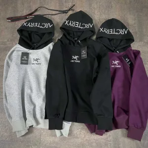 Super Clone Archaeopteryx Hoodie Red Double-Sided Fabric Relaxed Fit