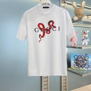 Luxury High Quality Gucci Cotton Short-Sleeved T-Shirt