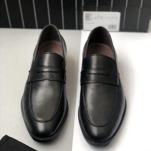 Designer Zegna Cowhide Leather Shoes
