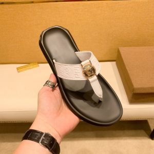 High Quality Aaa Versace Calfskin Slippers For Spring