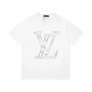 Reps Designer Louis Vuitton Short Sleeves Black Autumn Winter