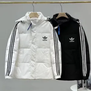 Reps High Quality Adidas Outerwear Red Duck Down Suitable For All Body Types Winter