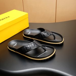 High Quality Luxury Fendi Abs Slippers