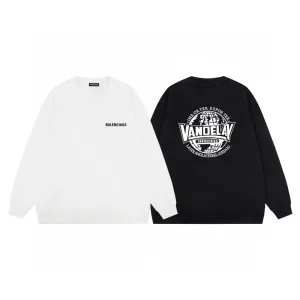 Super Clone AAA Balenciaga Hoodies Red Cotton Pure