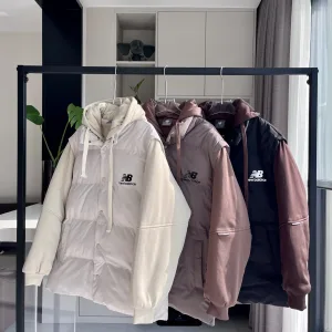 AAA Reps New Balance Outerwear Brown Cotton Adjustable Drawstring Street Style Winter