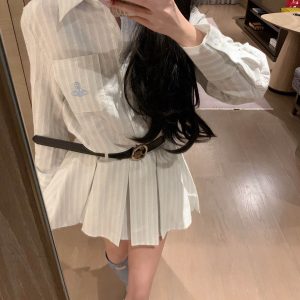 Luxury Vivienne Westwood Wood Long-Sleeved Dress