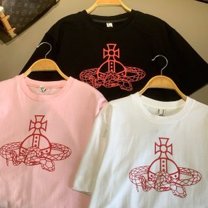 High Quality Designer Vivienne Westwood Wood Short-Sleeved T-Shirt