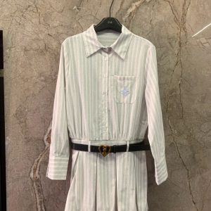 High Quality Vivienne Westwood Wood Long-Sleeved Dress