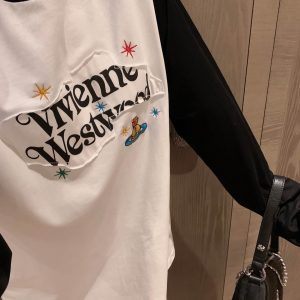 1:1 High Quality Vivienne Westwood Wood Long-Sleeved T-Shirt