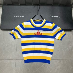 Designer Aaa Vivienne Westwood Wood Short Sleeves