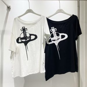 1:1 Vivienne Westwood Wood Short-Sleeved T-Shirt