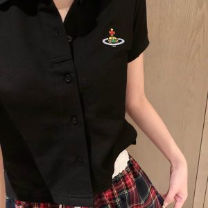 Aaa 1:1 Vivienne Westwood Wood Short Sleeves