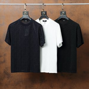 1:1 Luxury Fendi Jacquard Short Sleeves
