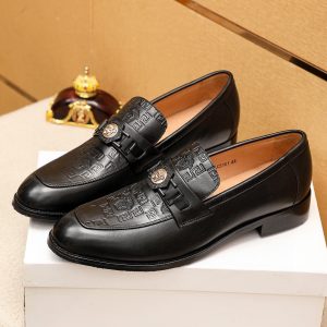 Luxury Versace Calfskin Leather Shoes