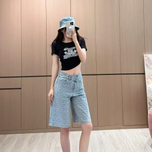 Aaa Valentino Jacquard Jeans For Summer