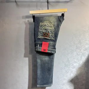 Super Clone Dolce & Gabbana Jeans Ash Cotton Denim Spring Summer