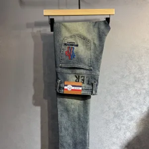 Luxury Reps Moncler Jeans Red Cotton Denim Spring Summer
