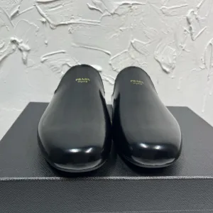 1:1 High Quality Prada Leather Slippers For Autumn