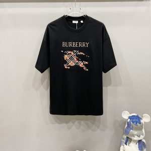 1:1 Aaa Burberry Denim Short-Sleeved T-Shirt