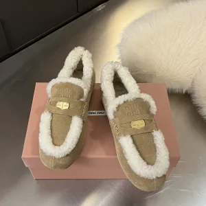 Designer Luxury Miu Miu Loafers For Fall