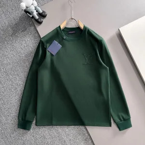 Aaa Louis Vuitton Cotton Long-Sleeved Shirts For Autumn
