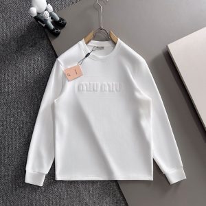 Luxury High Quality Miu Miu Cotton Long-Sleeved Shirts For Autumn