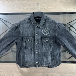 AAA Chrome Hearts Outerwear Red Cotton Pure Denim