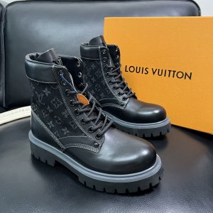 Luxury Aaa Louis Vuitton Denim Boots