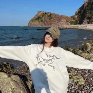Reps Archaeopteryx Sweatshirt White Cotton Combed