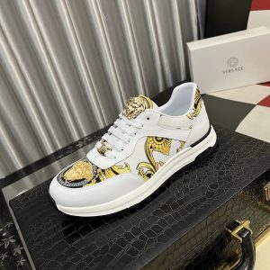 Luxury High Quality Versace Leather Sneakers
