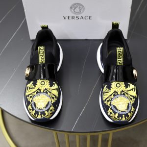 High Quality Versace Leather Sneakers