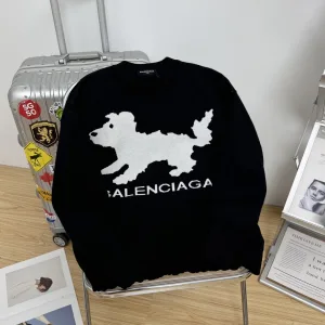 Reps Balenciaga Hoodies Red Jacquard Easy To Match