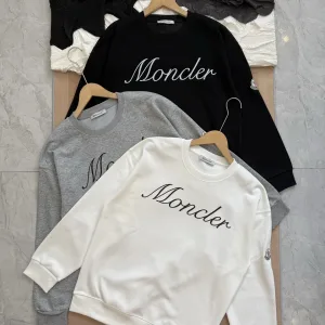 Super Clone High Quality Moncler Hoodie Ash Cotton Soft And Gentle Spring Autumn Winter Crisp Silhouette