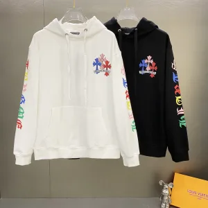 Luxury Chrome Hearts Hoodie Black
