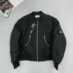 Reps AAA Stone Island Outerwear Red Cotton Down Street Style Winter