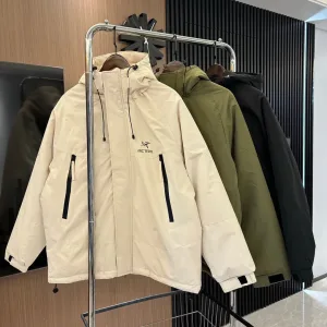 AAA Designer Archaeopteryx Cotton-Padded Coat Green Cotton Xinjiang Down Polyester Fiber Fleece
