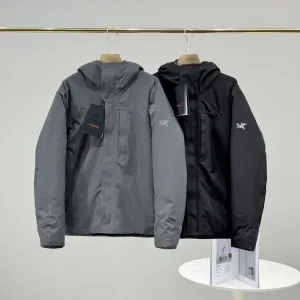 Luxury Designer Archaeopteryx Coat Ash Cotton Down Microfiber Winter Embroidery Windproof Cuffs